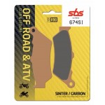 Тормозные колодки SBS Sport Brake Pads, Sinter/Carbon 674SI